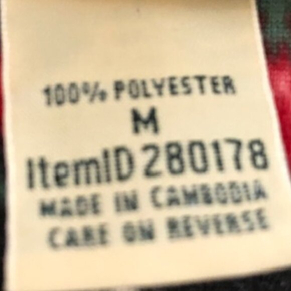 L. L. BEAN Vintage 1/4 Zip Fleece Snowflake Print Medium - Picture 9 of 16